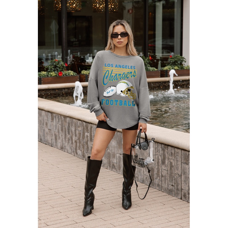 LOS ANGELES CHARGERS CLASSIC COOL VINTAGE WASH CORDED PULLOVER