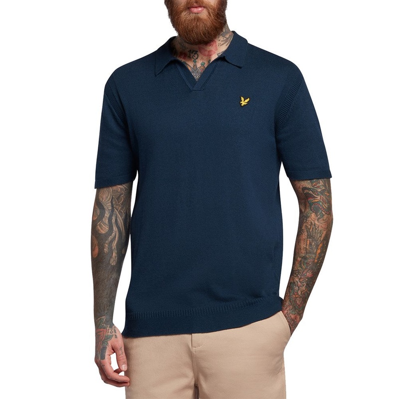 Lyle & Scott Guernsey Golf Polo – Light Navy