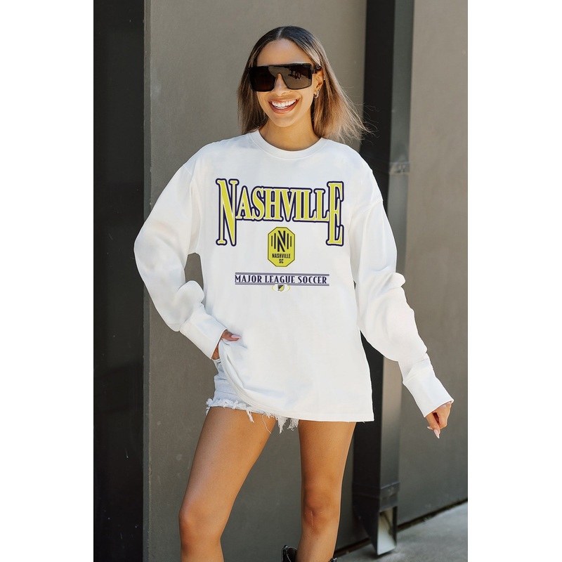NASHVILLE SC Shining Spirit Oversized Long-Sleeve Tee