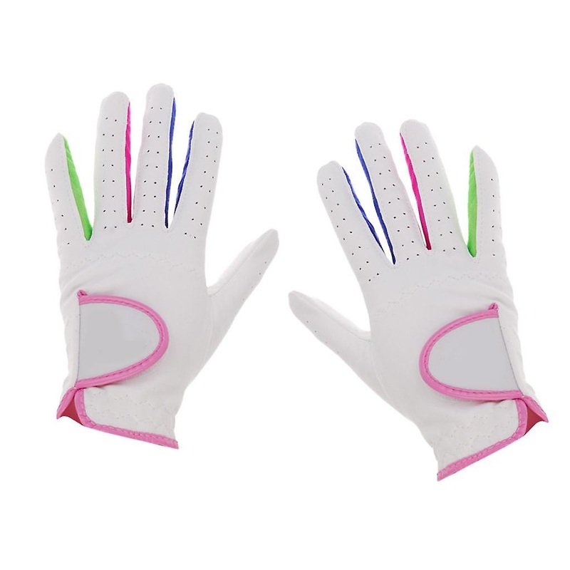 1 Pair Kid Child Junior Anti-slip Stretchy Breathable Sport Golf Gloves 15