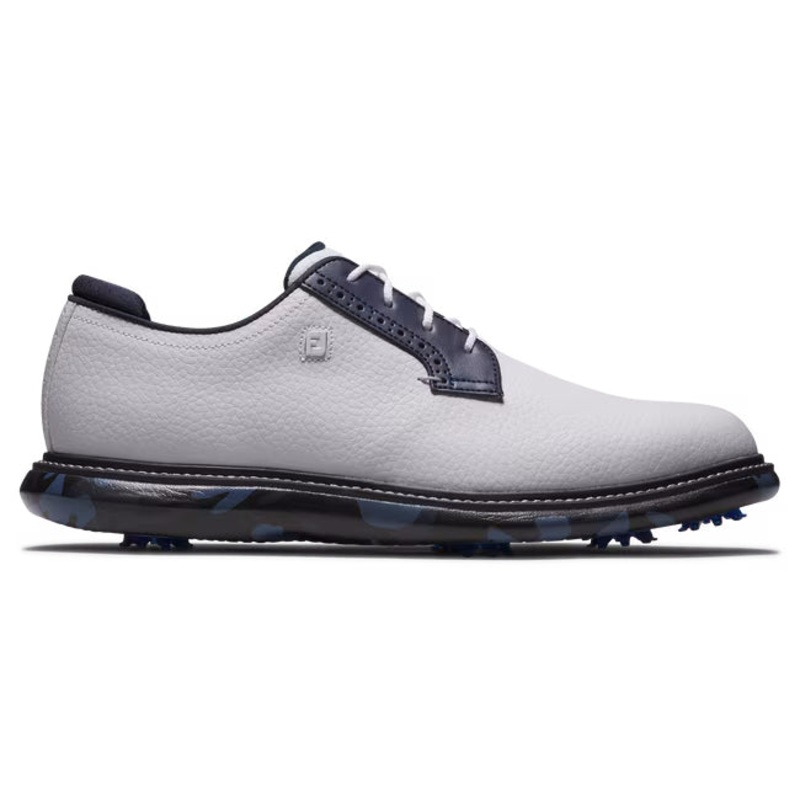 FootJoy Men’s Traditions Golf Shoe – 57956 White/Navy Camo