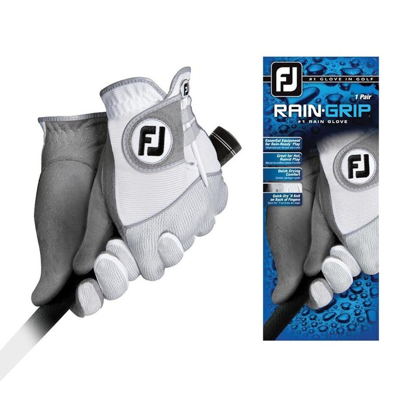 FootJoy Women’s RainGrip Glove – White – Pair – Prior Generation