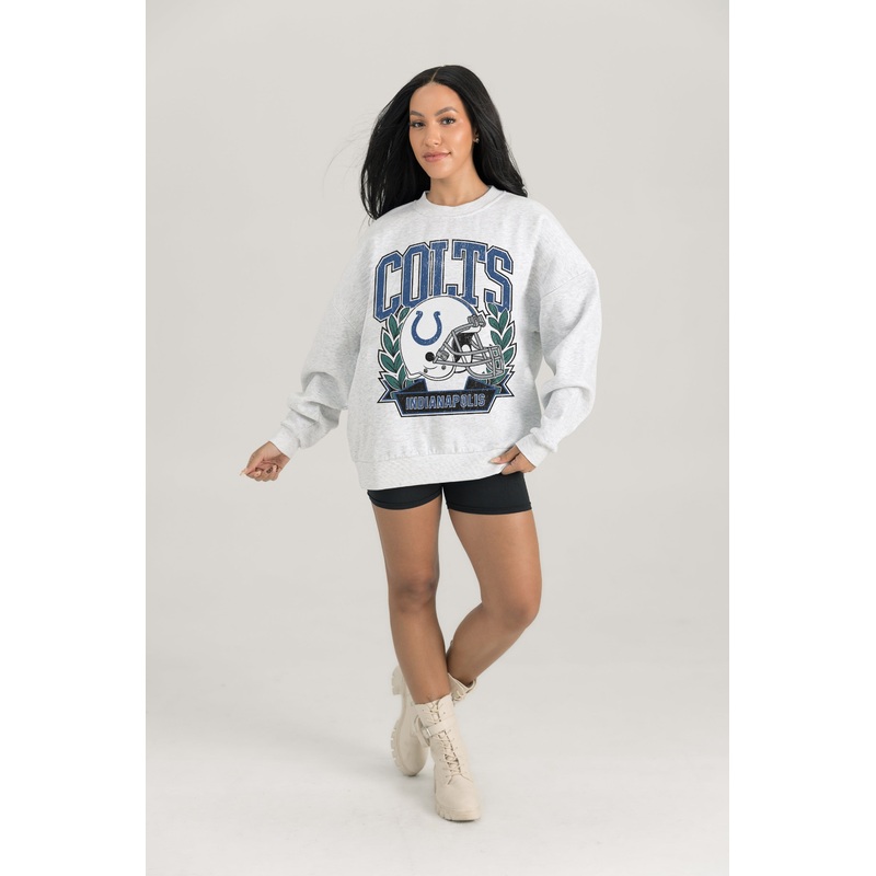 INDIANAPOLIS COLTS Heritage Fleece Crewneck Pullover