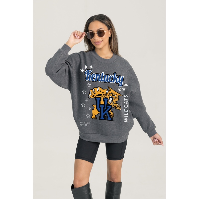 KENTUCKY WILDCATS Ready To Rumble Fleece Crewneck Pullover
