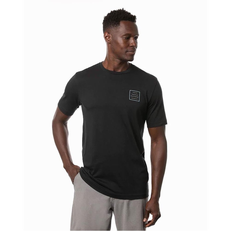 Travis Mathew Reel World Tee|Black|Small|Medium|Large|X-Large|XX-Large|XXX-Large
