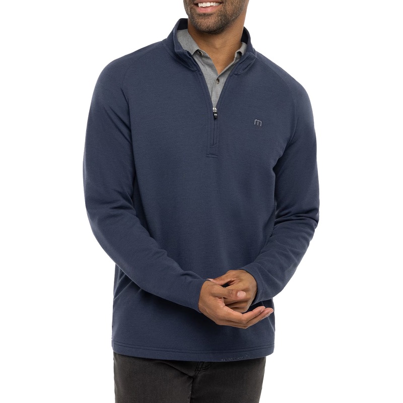 Travis Mathew Upgraded Golf Quarter Zip – Navy