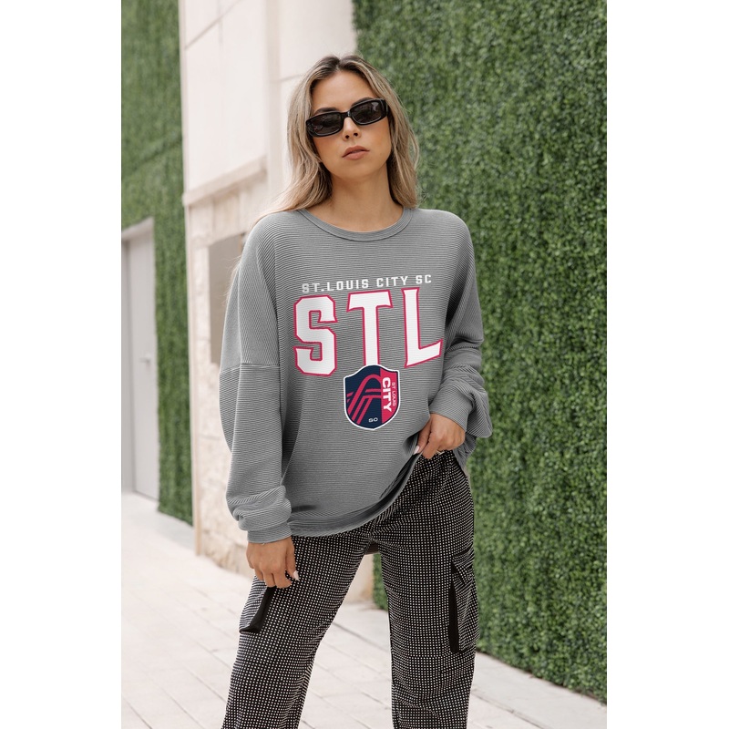 ST. LOUIS CITY SC PURE MOTION VINTAGE WASH CORDED PULLOVER