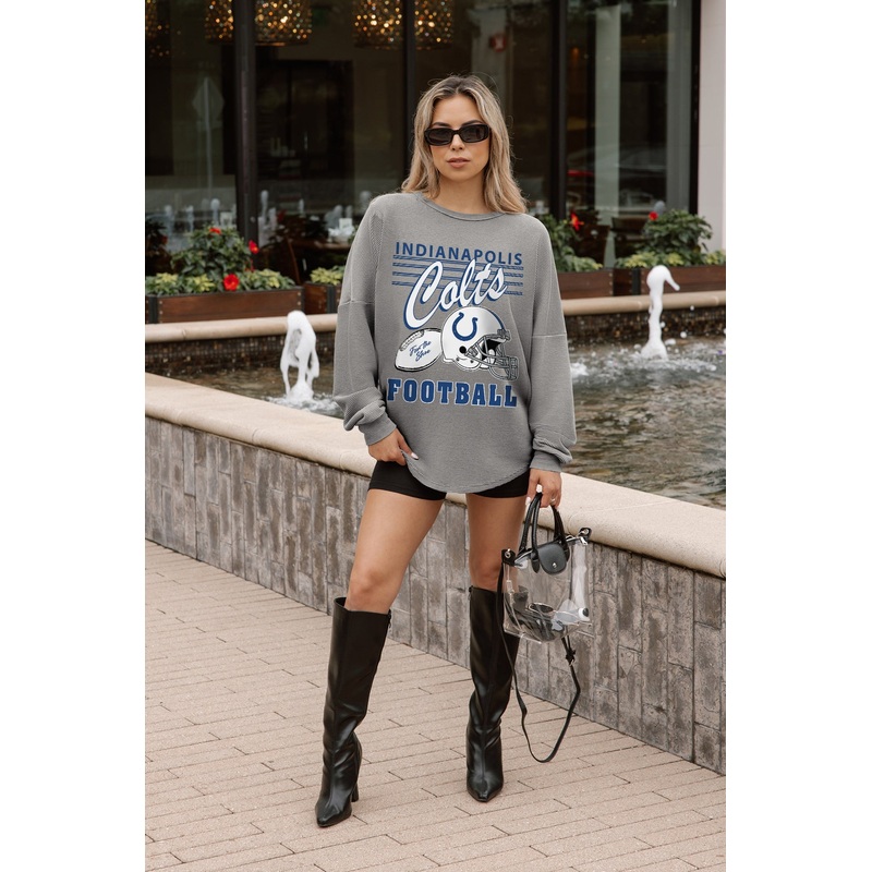 INDIANAPOLIS COLTS CLASSIC COOL VINTAGE WASH CORDED PULLOVER