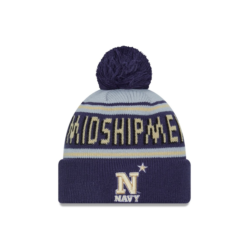 Navy Midshipmen Go-To Pom Knit Hat