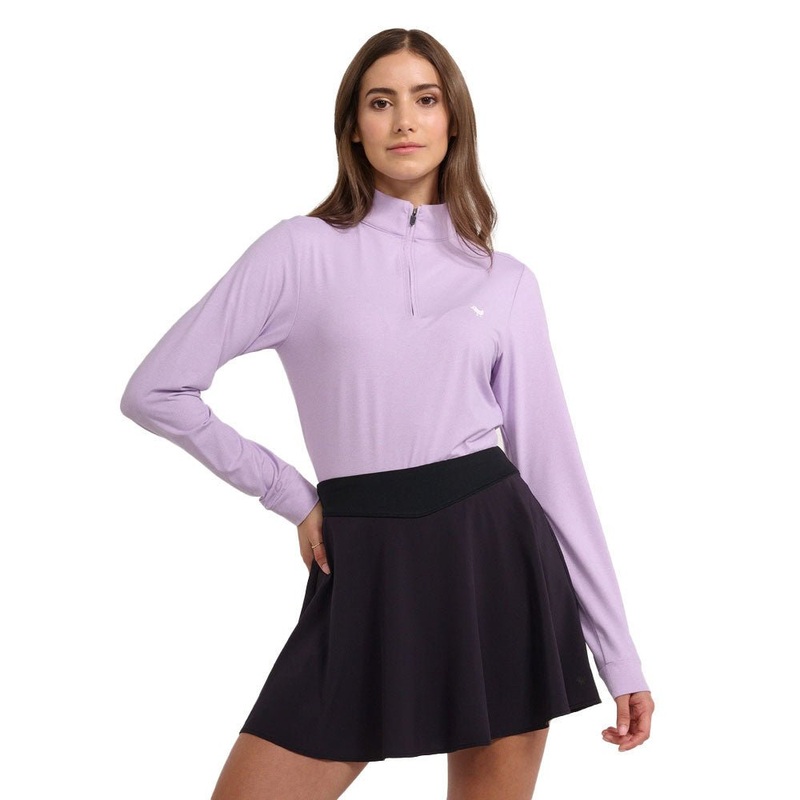 Bad Birdie Women’s Purple Rose Quarterzip