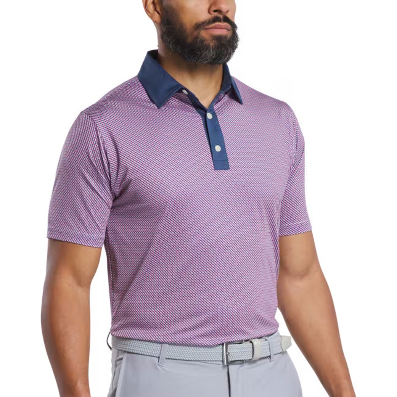 FootJoy Men’s Lattice Lisle Golf Polo