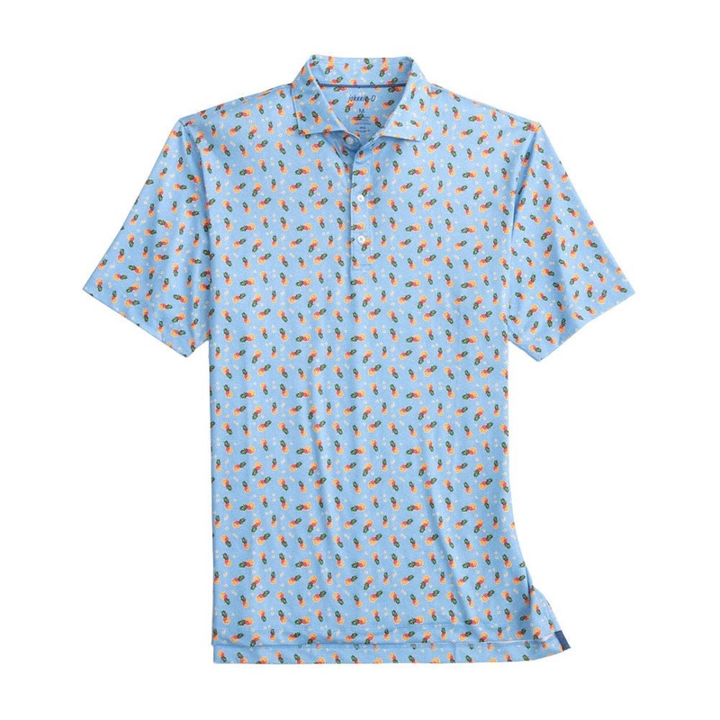 Johnnie-O Pineapple Crush Printed Golf Polo
