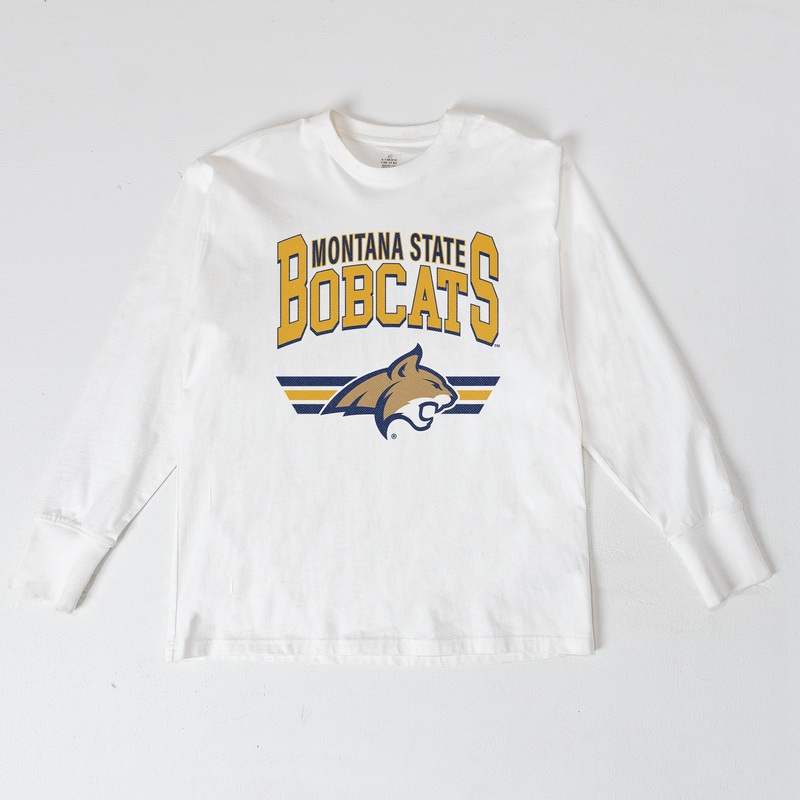 MONTANA STATE BOBCATS SWIFT STRIKE ESSENTIAL RELAXED FIT LONG SLEEVE TEE