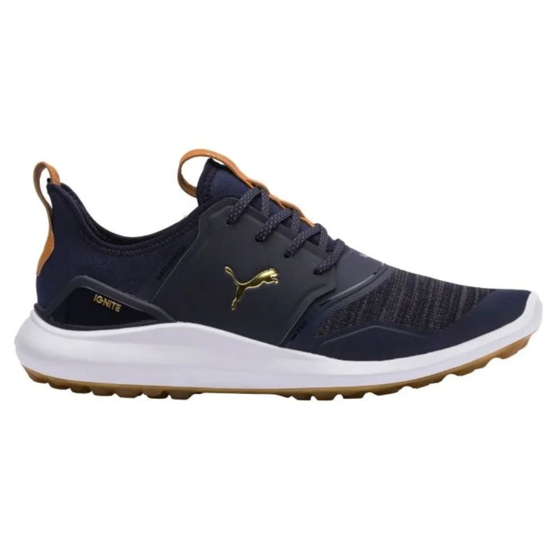 Puma Ignite NXT Lace Golf Shoes – Peacoat Navy/Gold/White