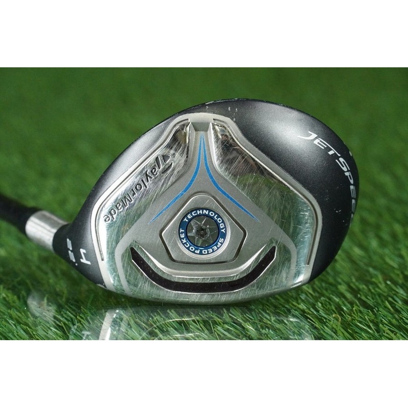 TAYLORMADE JETSPEED 4 HYBRID 4H VELOX T GRAPHITE STIFF FLEX 22 RH & HEADCOVER
