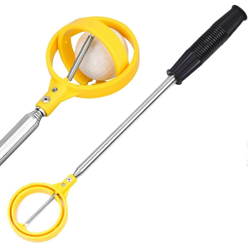 Golf Ball Grabber, Water Golf Ball Grabber Telescopic with Spring ReleasePrep Head, Golf Ball Grabber Tool, Golf Accessories, Golf Gifts Men for