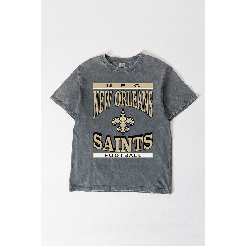 NEW ORLEANS SAINTS CLASSIC GRIND WASHED RELAXED FIT TEE