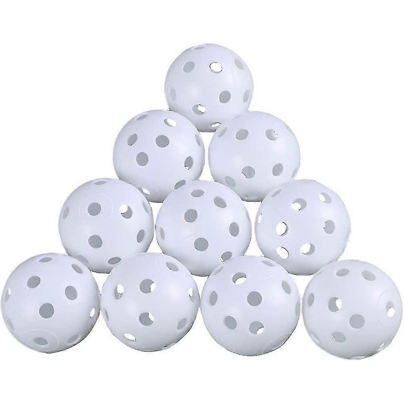 Golf Balls Plastic Hollow Golf Training Ball For Golf Practice (25pcs, Random Color)