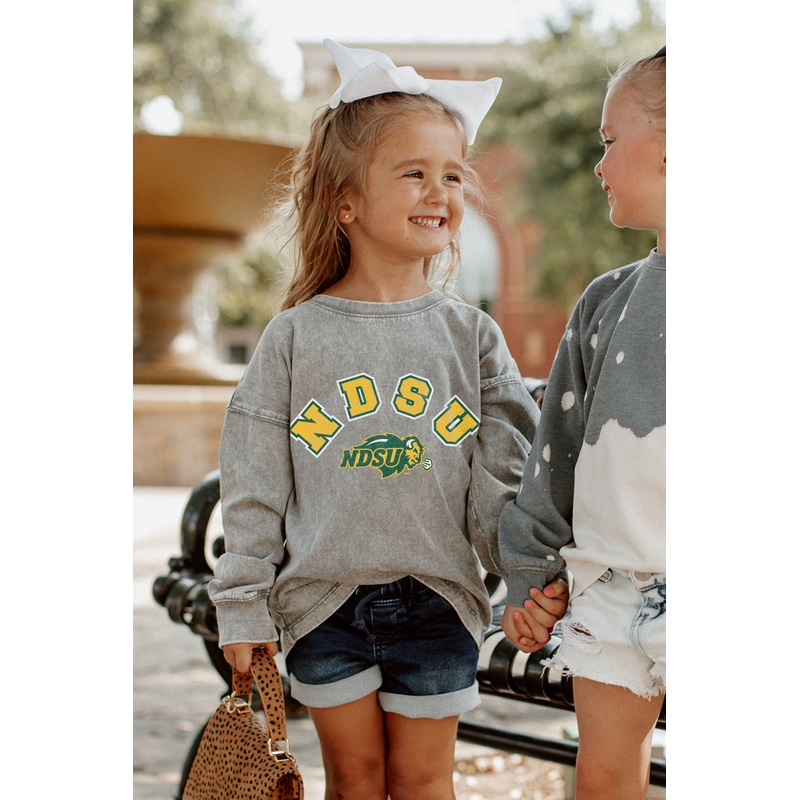 NORTH DAKOTA STATE BISON Kid’s Faded-Wash Pullover