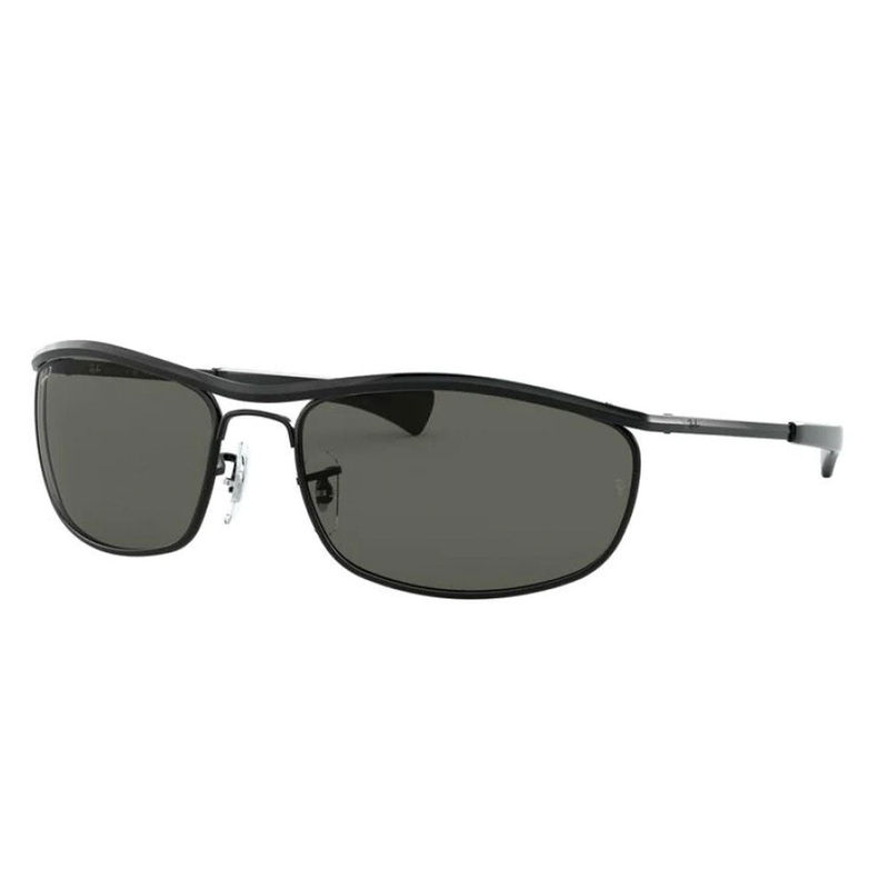 Ray-Ban Olympian I Deluxe – Polished Black/Green