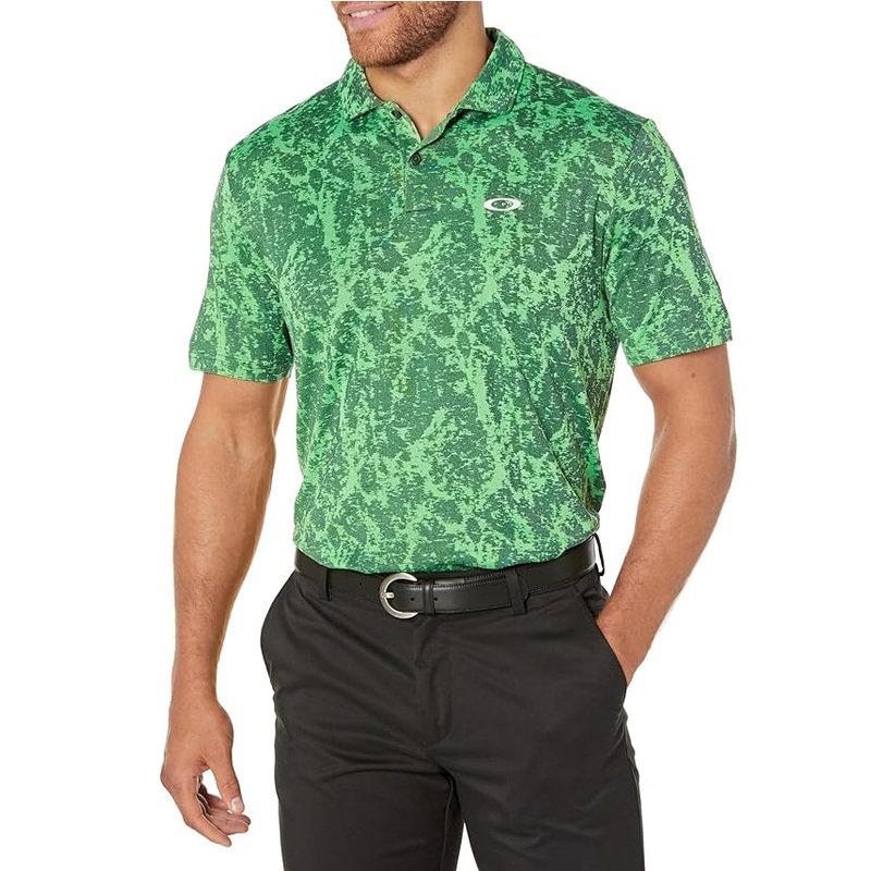 Oakley Men’s Marble Jaquard Golf Polo Shirt