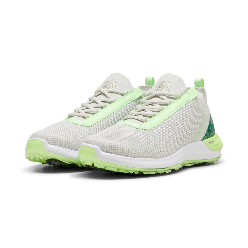 Puma Men’s PHANTOMCAT NITRO Sport Golf Shoe – Vapor Gray/Speed Green