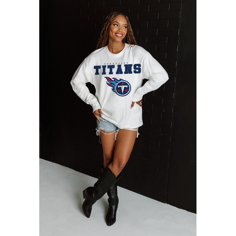 TENNESSEE TITANS Big Goals Oversized Long-Sleeve Tee