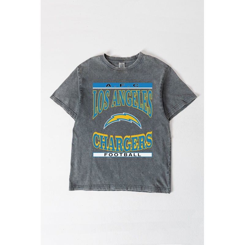 LOS ANGELES CHARGERS CLASSIC GRIND WASHED RELAXED FIT TEE