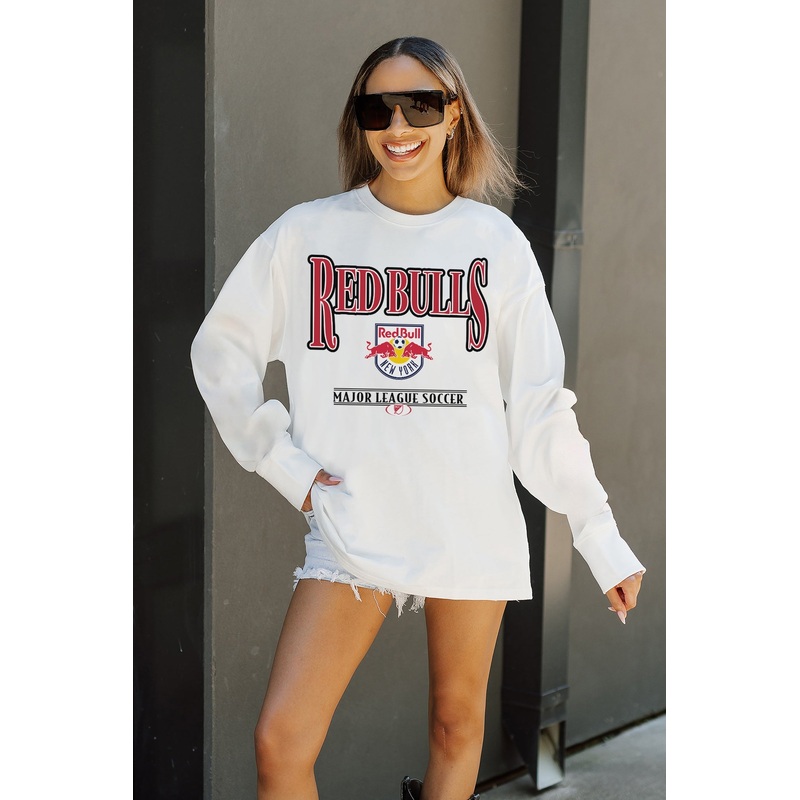 NEW YORK RED BULLS Shining Spirit Oversized Long-Sleeve Tee