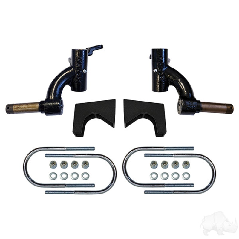 RHOX 3 Drop Spindle Lift Kit, E-Z-Go TXT Gas 08.5-19 Kawasaki Engine