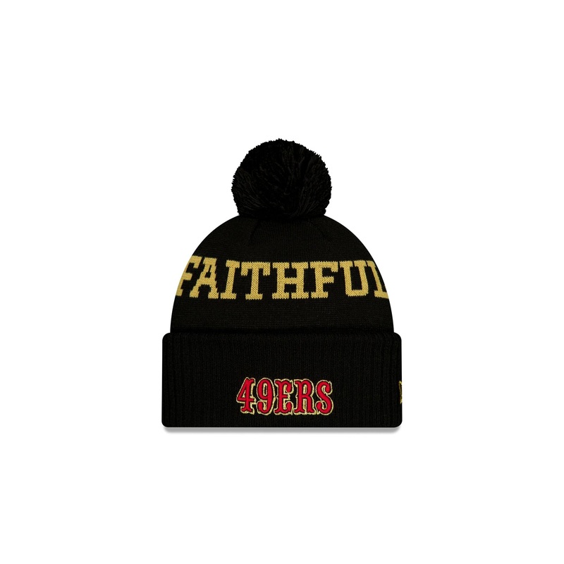 San Francisco 49ers 2025 NFL Rivalries Kids Pom Knit Hat