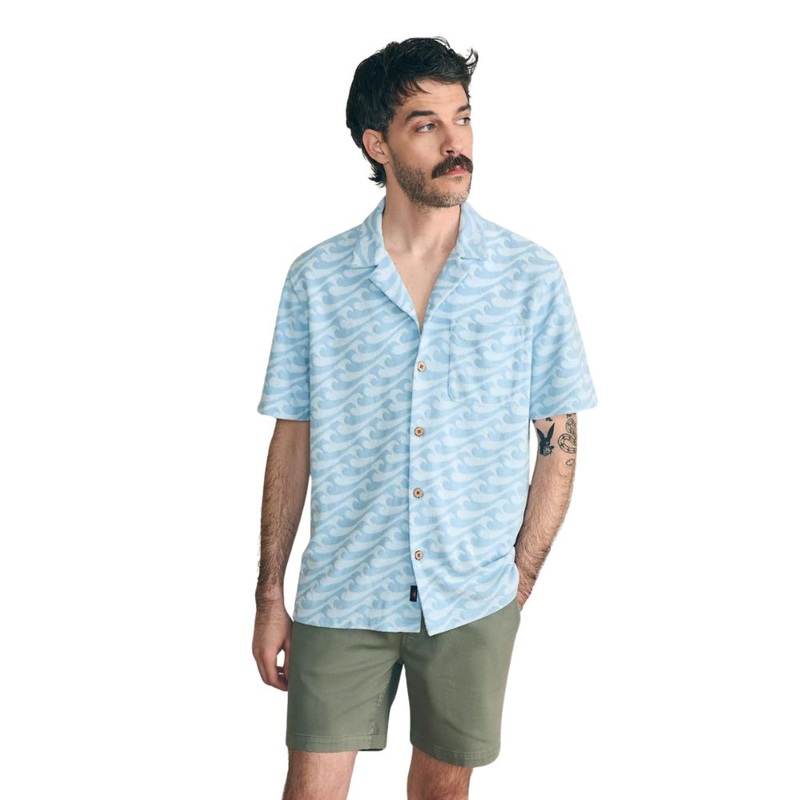 Faherty Men’s Cabana Towel Terry Shirt