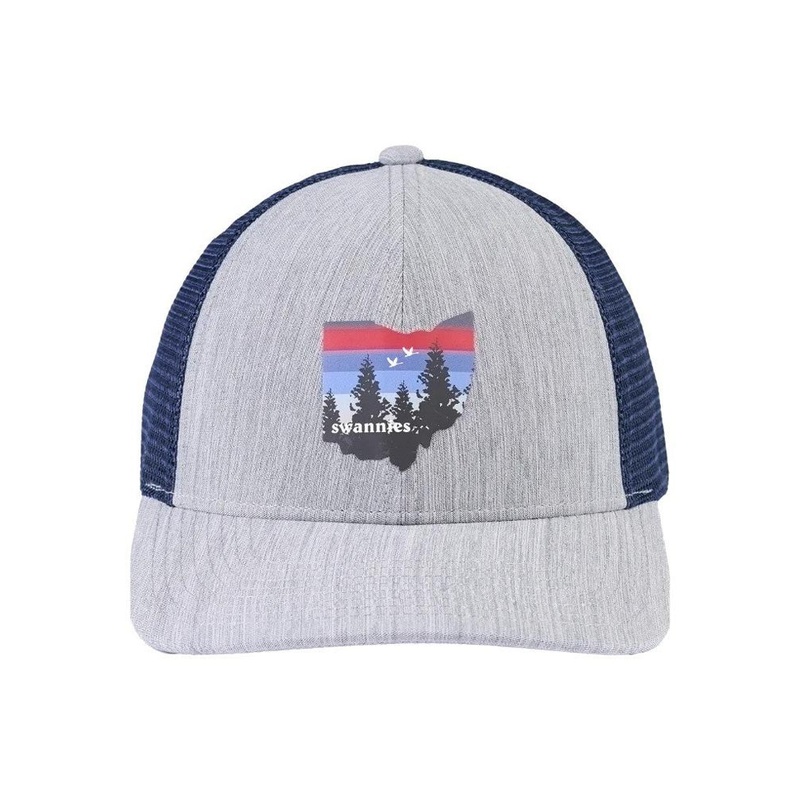 Swannies Ohio Golf Hat|Gray Navy
