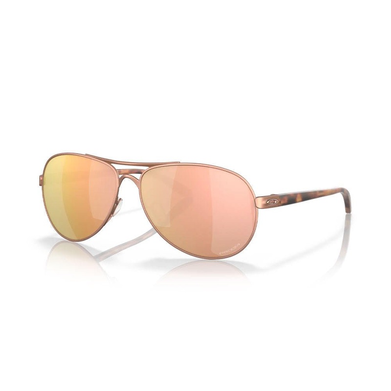 Oakley Women’s Feedback Sunglasses – Satin Rose Gold/Prizm Rose Gold