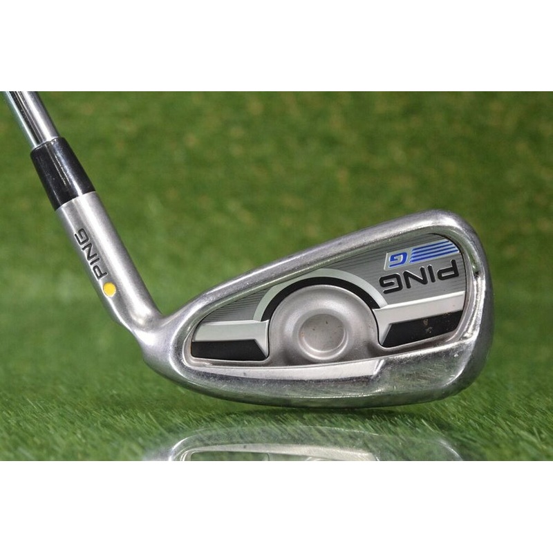 PING G 6 IRON YELLOW DOT AWT 2.0 R REGULAR FLEX STEEL SHAFT ~ L@@K!!