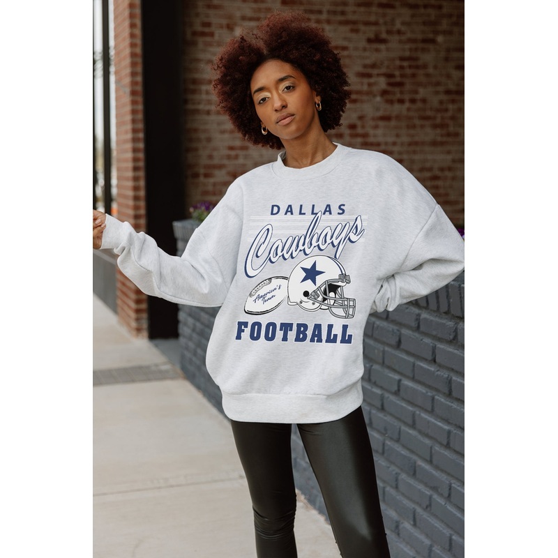 DALLAS COWBOYS HOME TURF PREMIUM FLEECE CREWNECK PULLOVER