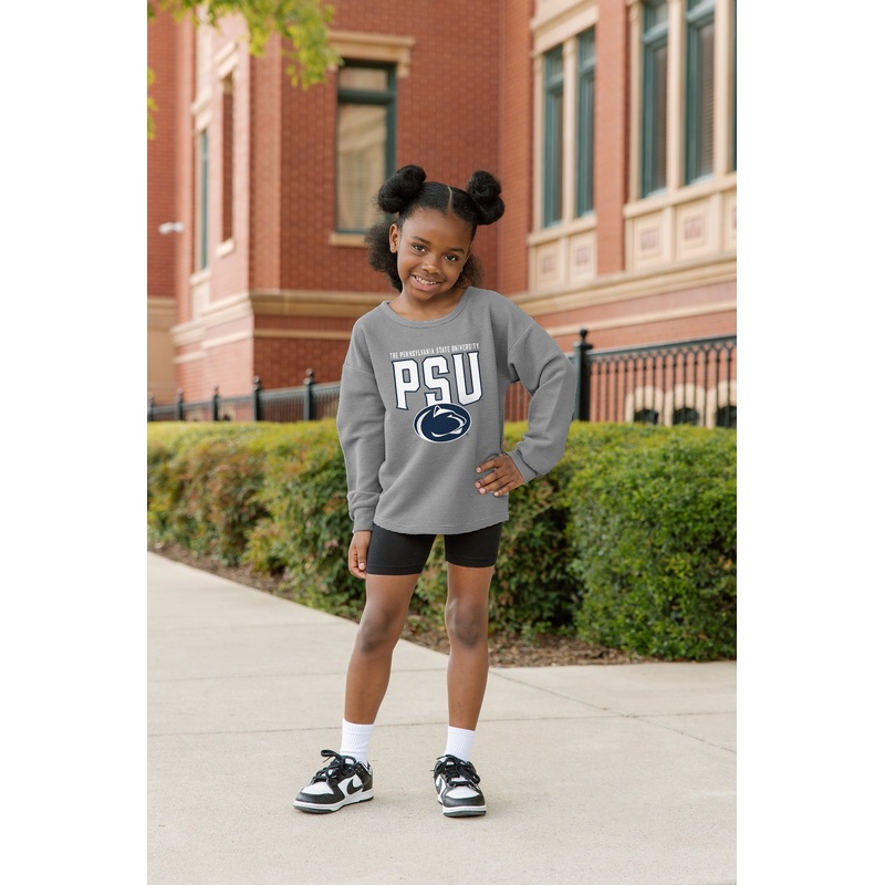 PENN STATE NITTANY LIONS PURE MOTION KIDS VINTAGE WASH CORDED PULLOVER