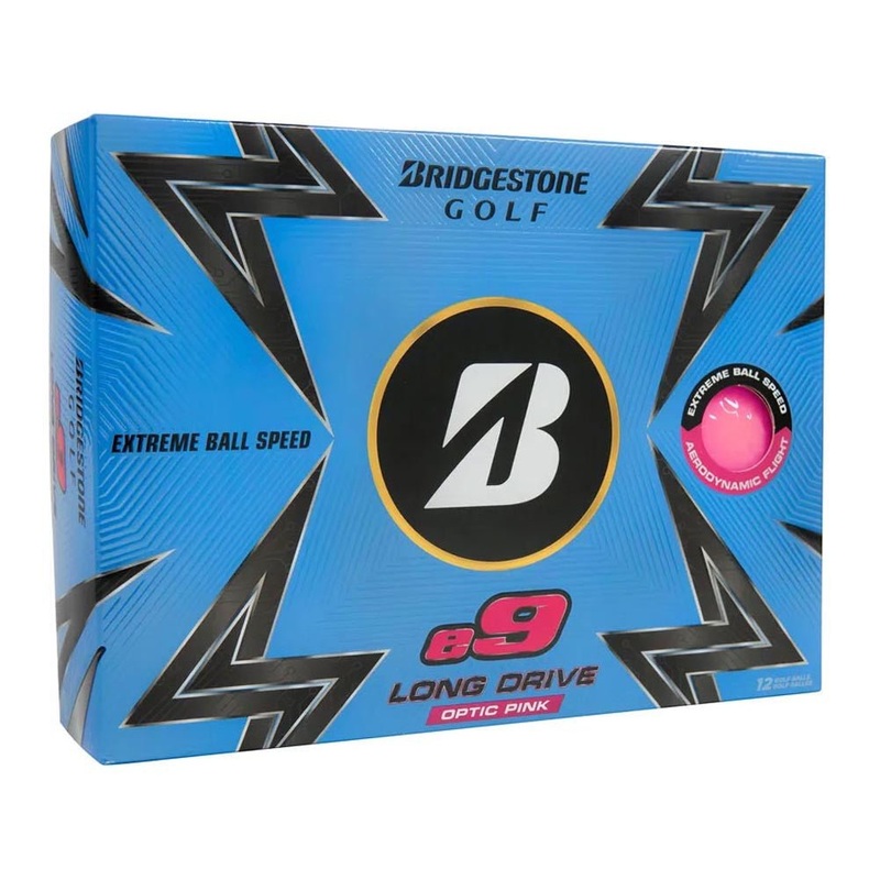 Bridgestone e9 Long Drive Golf Balls – Pink – 2023