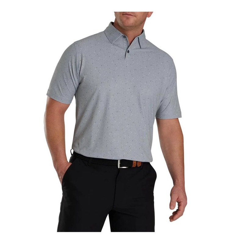 FootJoy Tweed Texture Stretch Pique Self Collar Golf Polo – Previous Season Style