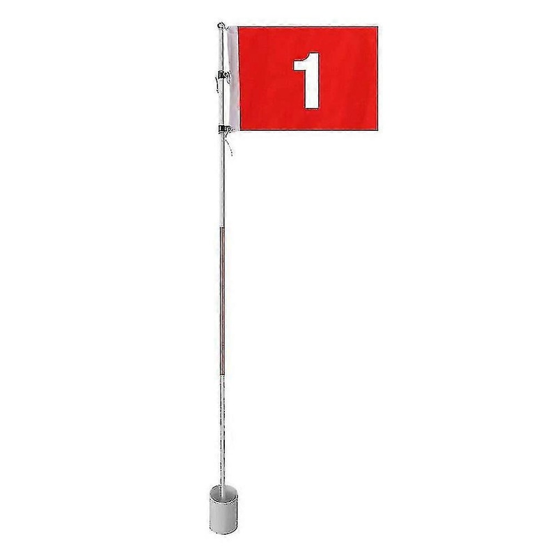 Golf Flagstick 6ft Golf Flag And Cup For Yard Pro Detachable