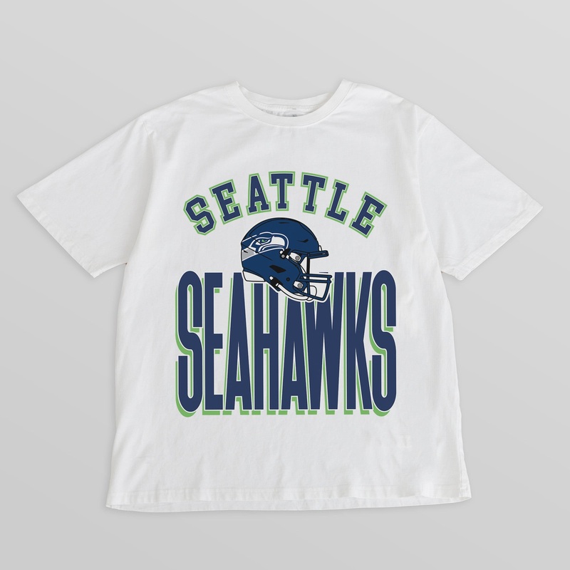 SEATTLE SEAHAWKS FIERCE FOCUS WASHED RELAXED FIT TEE