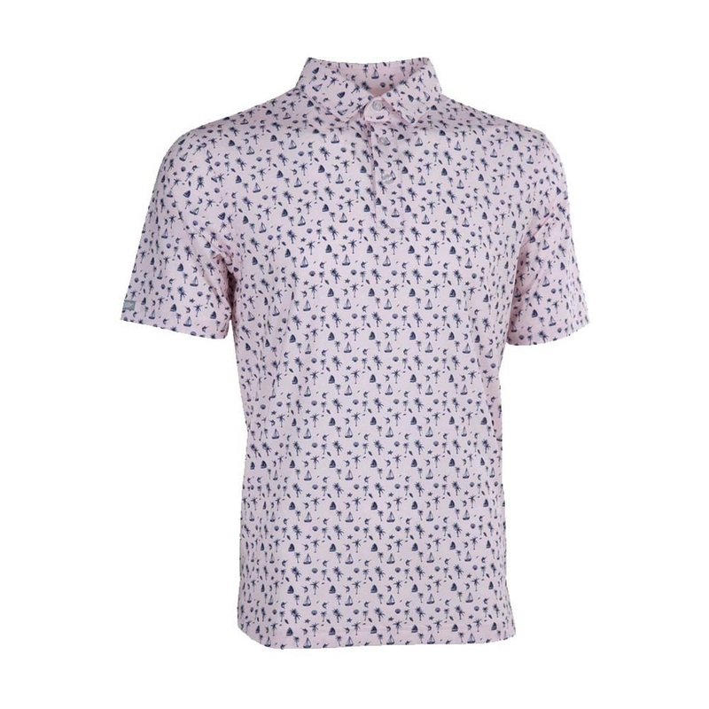 Straight Down Coastal Polo|White|Soft Pink|Small|Medium|Large|X-Large|XX-Large