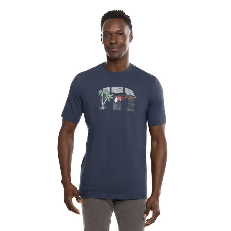 Travis Mathew Cart Race Tee|Mood Indigo|Small|Medium|Large|X-Large|XX-Large|XXX-Large