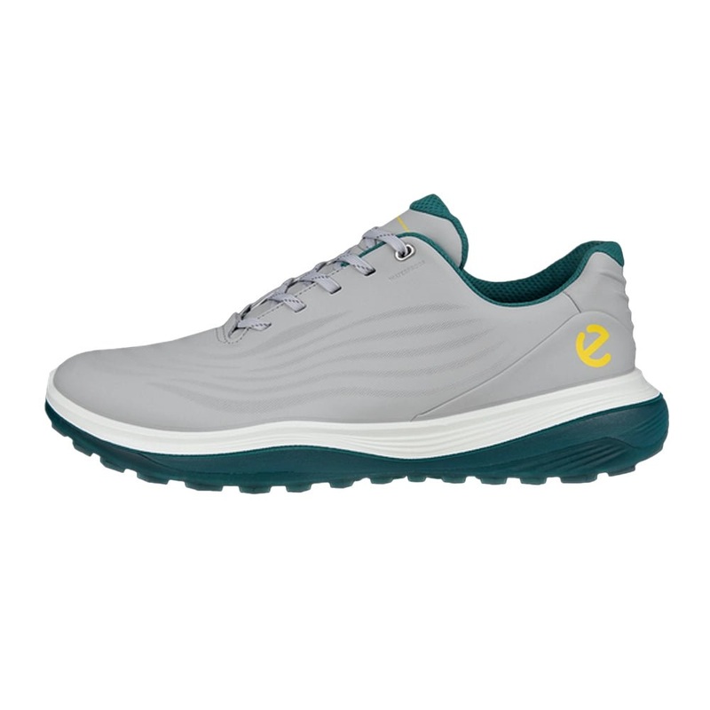 Ecco Men’s LT1 Golf Shoes|Concrete|White|Medium