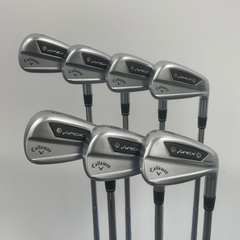 Callaway Apex AI200 Iron Set 4-PW Dynamic Gold Mid 100 Stiff Flex Right Hand – Very Good