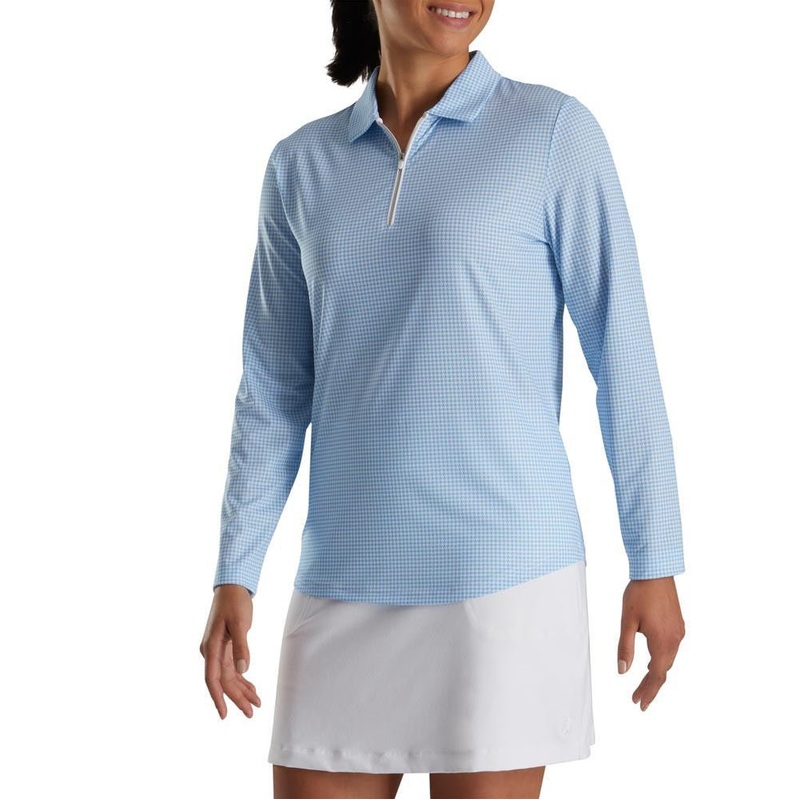 FootJoy Women’s Houndstooth Print Sun Protection Shirt