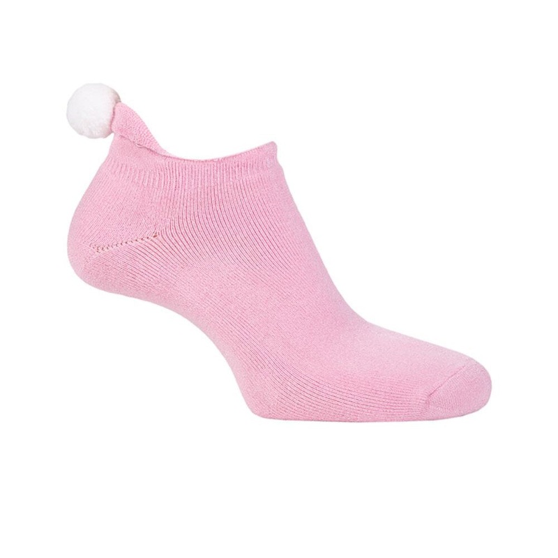Glenmuir Women’s Pom Pom Golf Socks – Candy