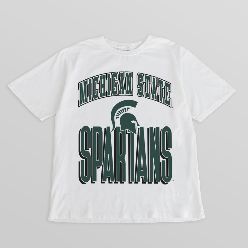 MICHIGAN STATE SPARTANS FIERCE FOCUS WASHED RELAXED FIT TEE