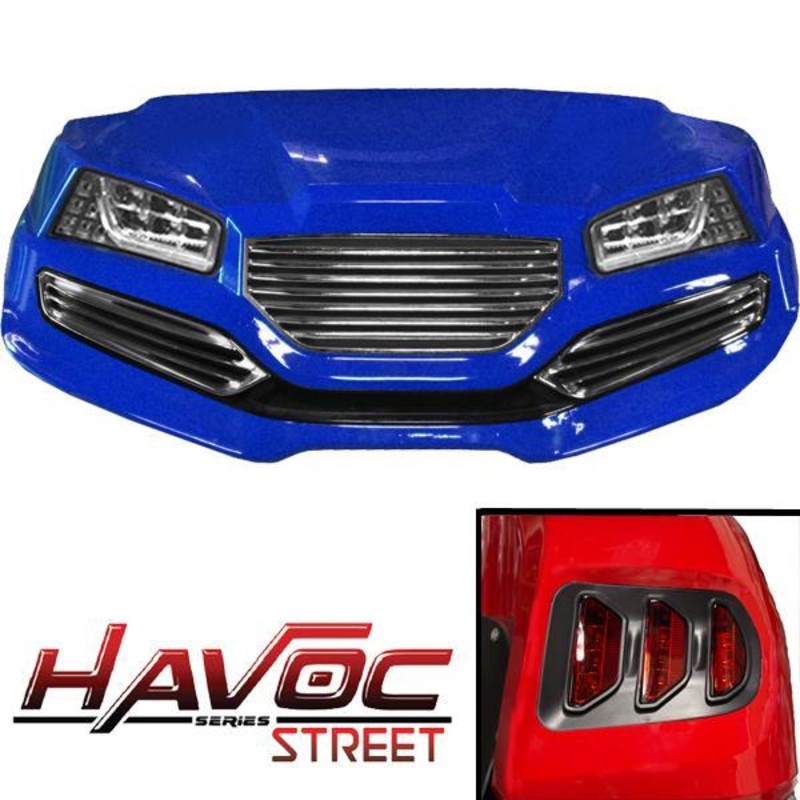 Yamaha G29/Drive HAVOC Street Body Kit in Blue (Years 2007-2016) PN# 05-047KS