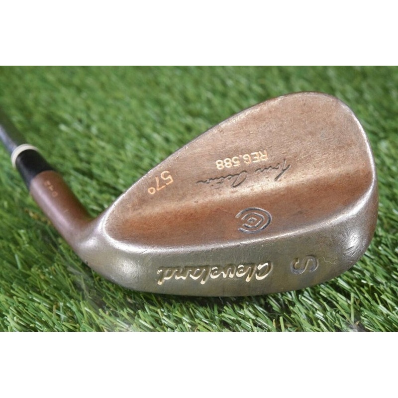CLEVELAND TOUR ACTION REG 588 57 SAND S WEDGE TRUE TEMPER WEDGE FLEX STEEL RTG
